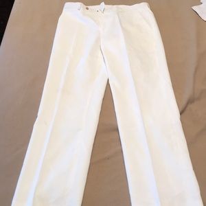 White Nylon/Cotton Ralph Lauren Pants